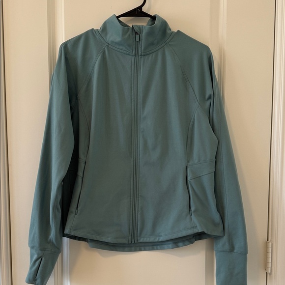 Jockey Women's Teal Zip Jacket - Picture 1 of 5